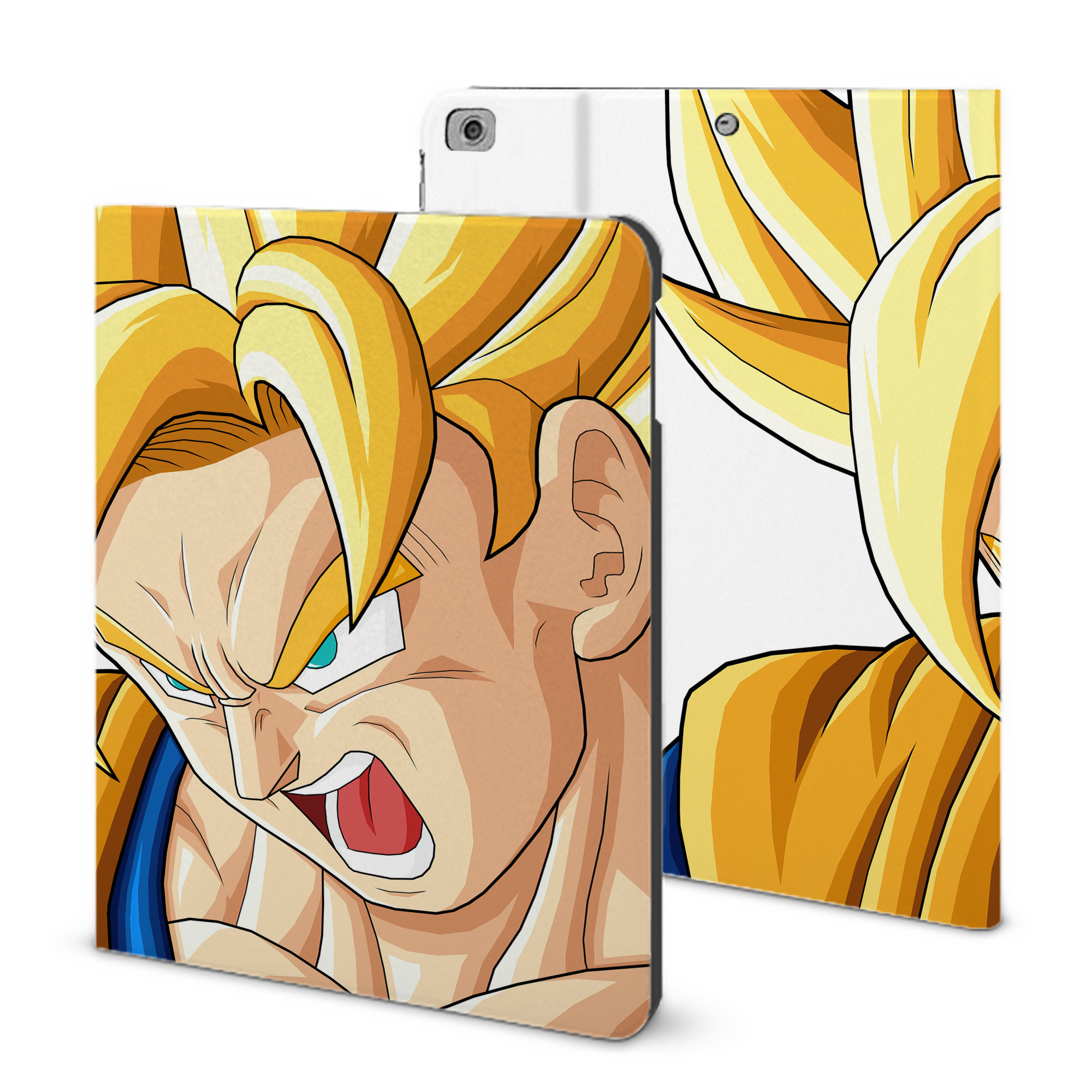 （画像用） ドラゴンボール DRAGON BALL IPad ケース ブック型 PUレザー TPU 耐衝撃 軽量 薄型 ペン収納なし 全面保護 IPad 各モデル対応